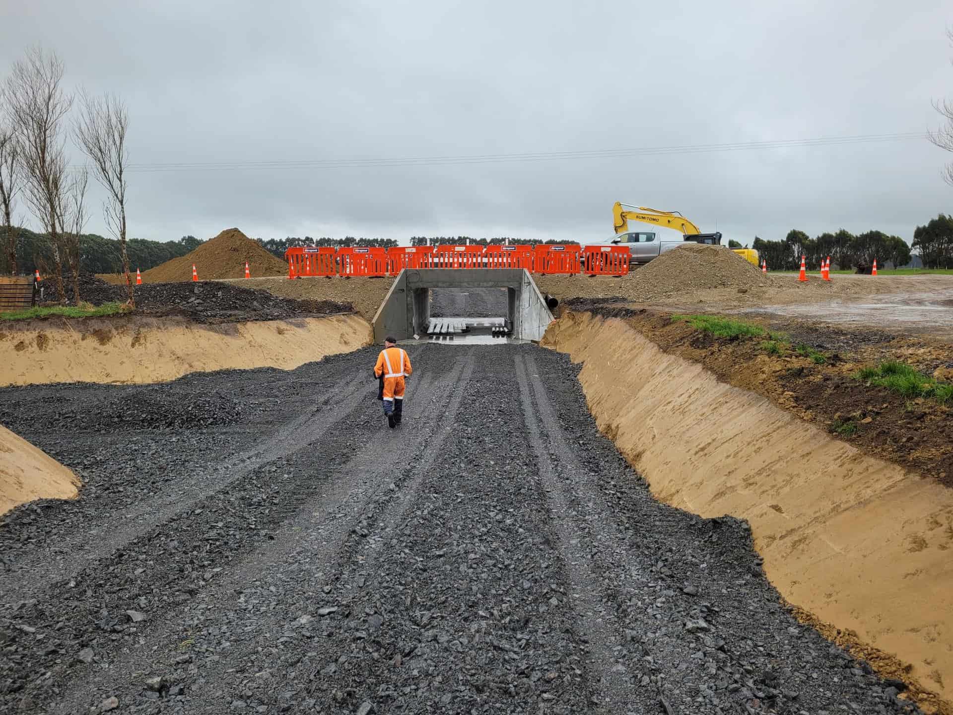 road upgrade — AG Hoffman Civil in Southland, New Zealand