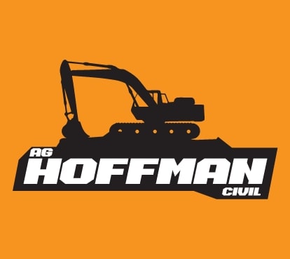 Logo orange bg — AG Hoffman Civil in Southland, New Zealand